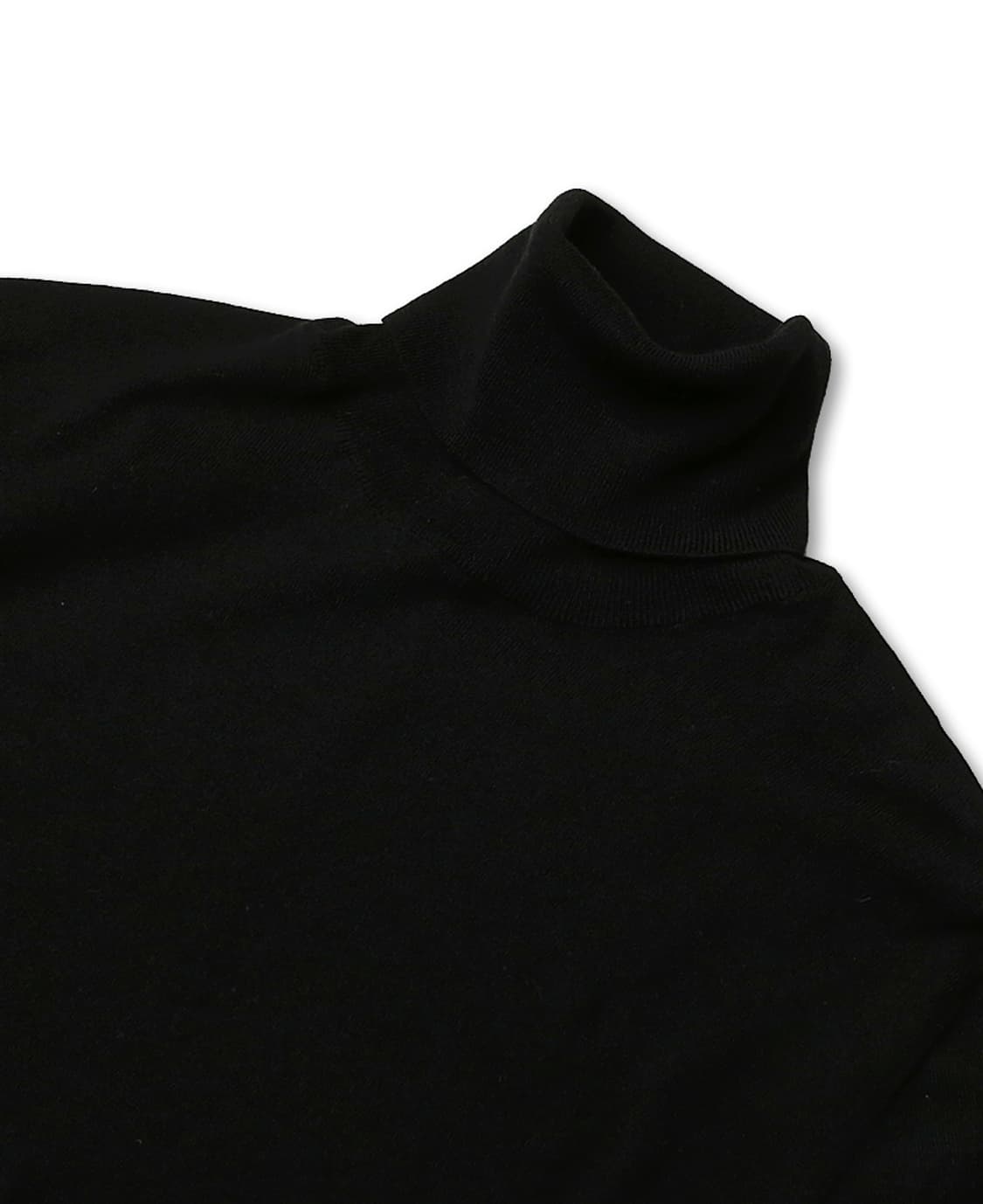 자노네 [Zanone] 플랙스 울 나일론 블랙 터틀넥 니트 상품이미지2