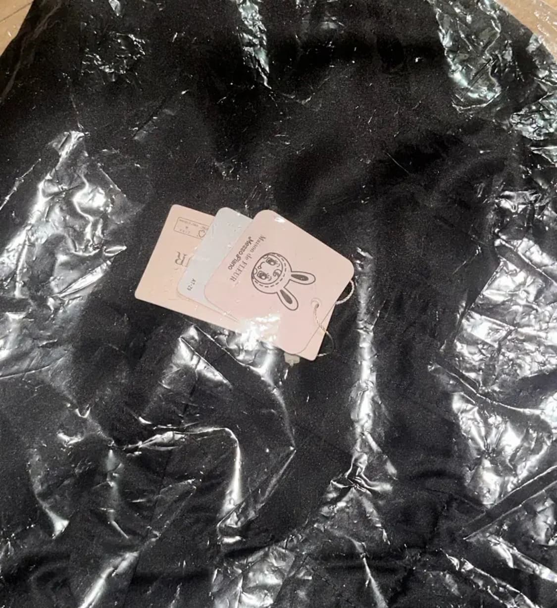 메종드플뢰르 메조피아노 토트백 블랙 양산형 지뢰계 스나계 상품이미지2