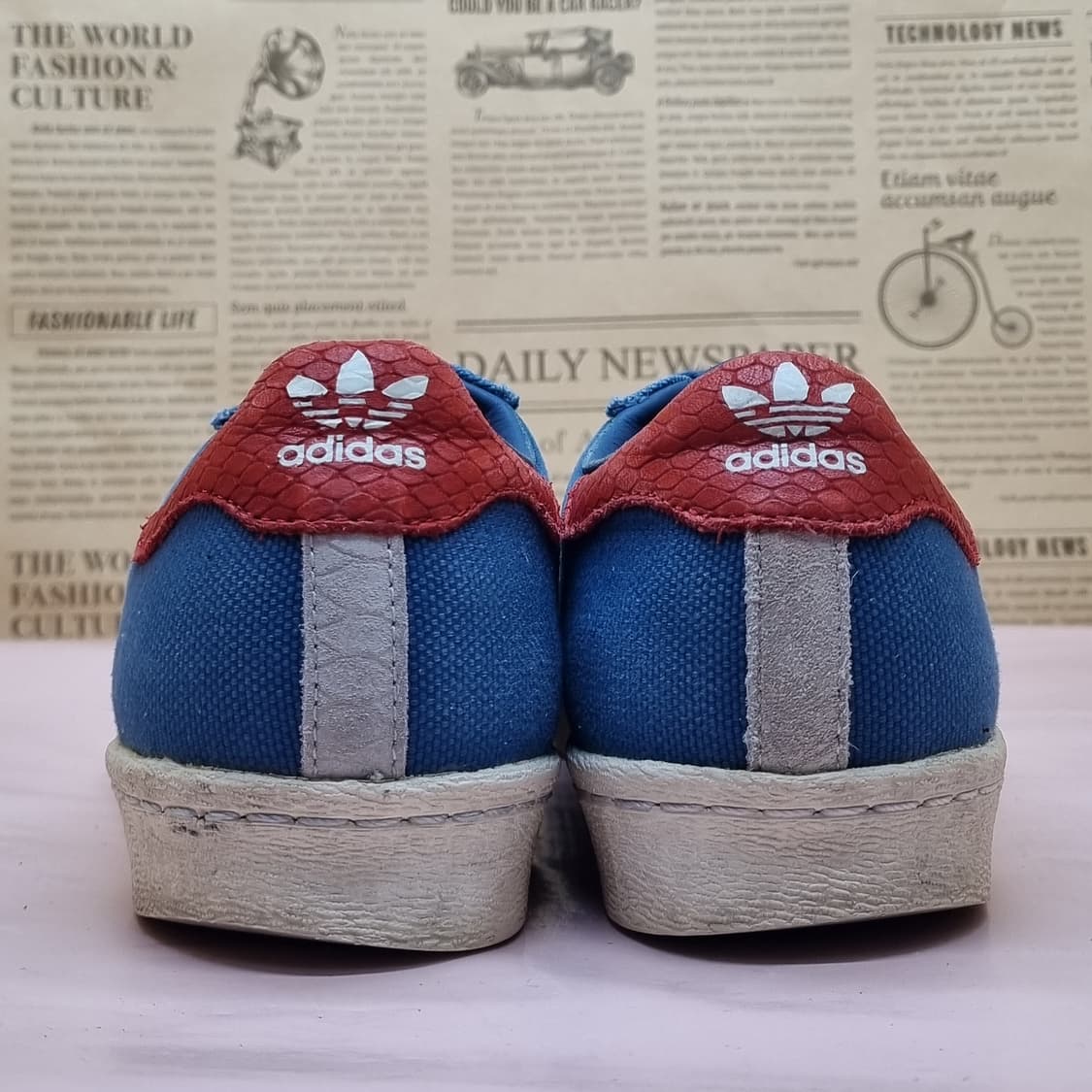 아디다스 슈퍼스타80s  데님 스니커즈240 상품이미지4