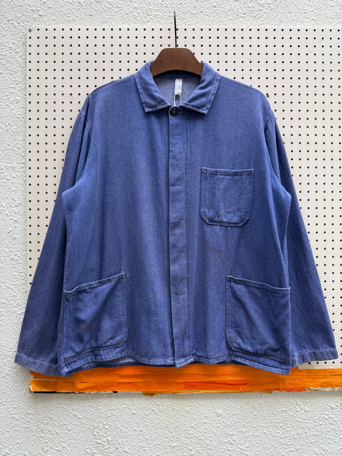 OLD VINTAGE HAIRY DENIM FRENCH 데님프렌치워크자켓 상품이미지1