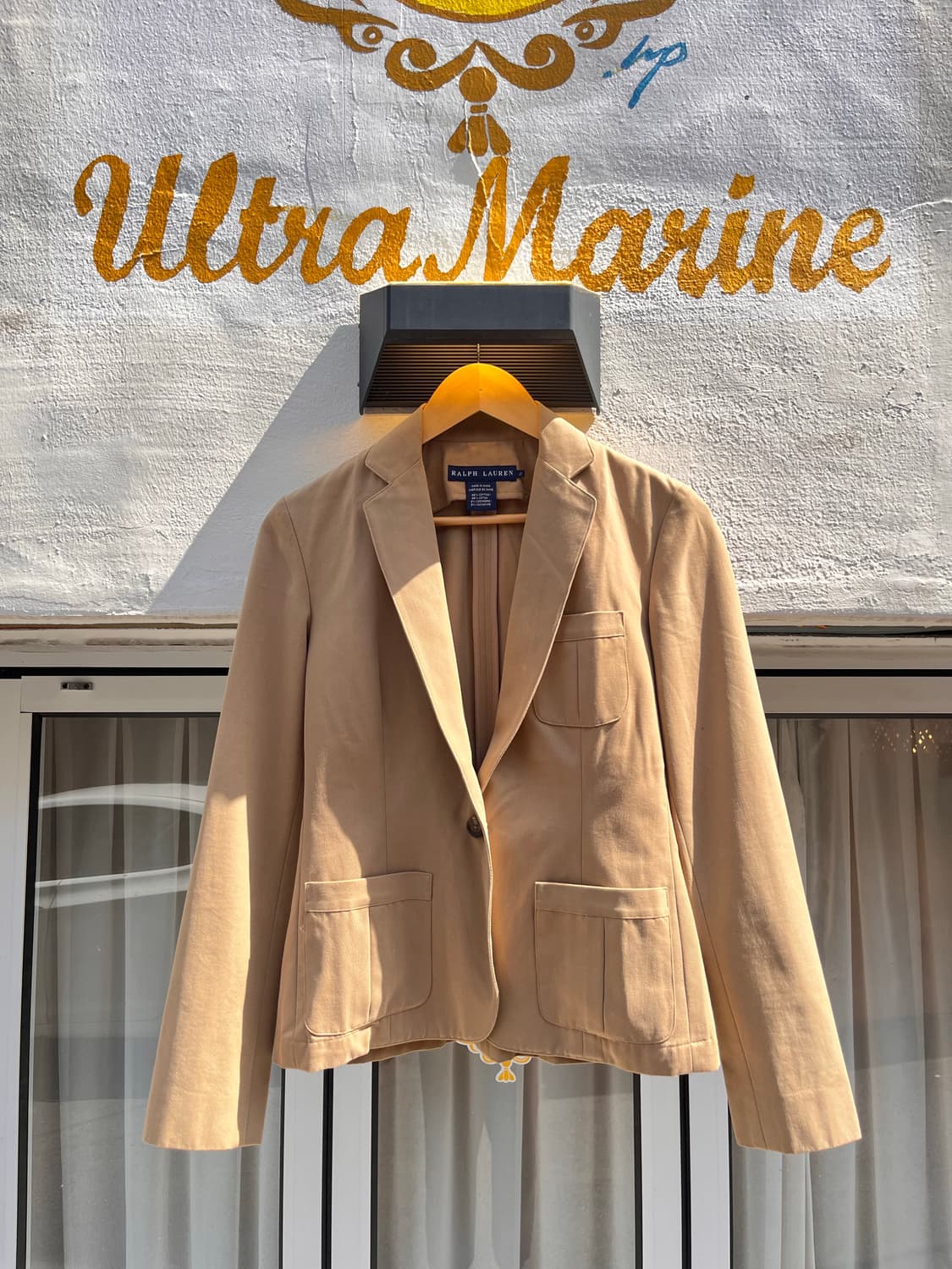 랄프로렌 캐시미어 블렌드 베이지 블레이저 상품이미지1