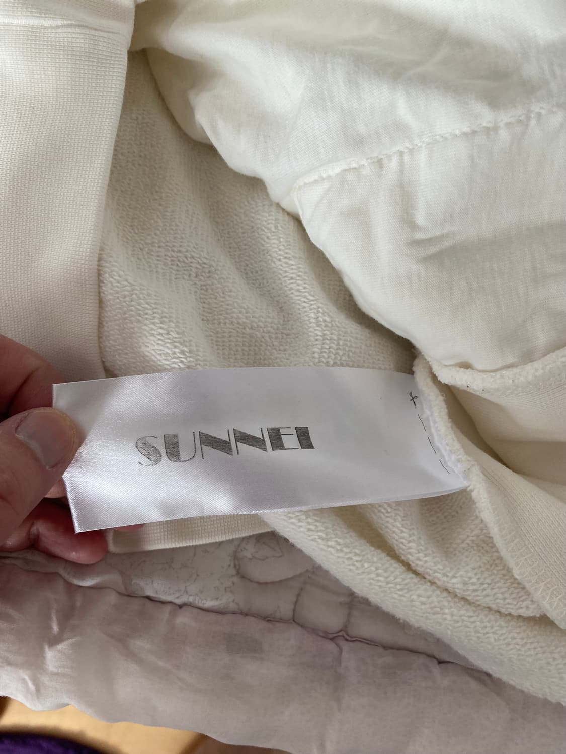 Sunnei 리버스위브 후드티 상품이미지5