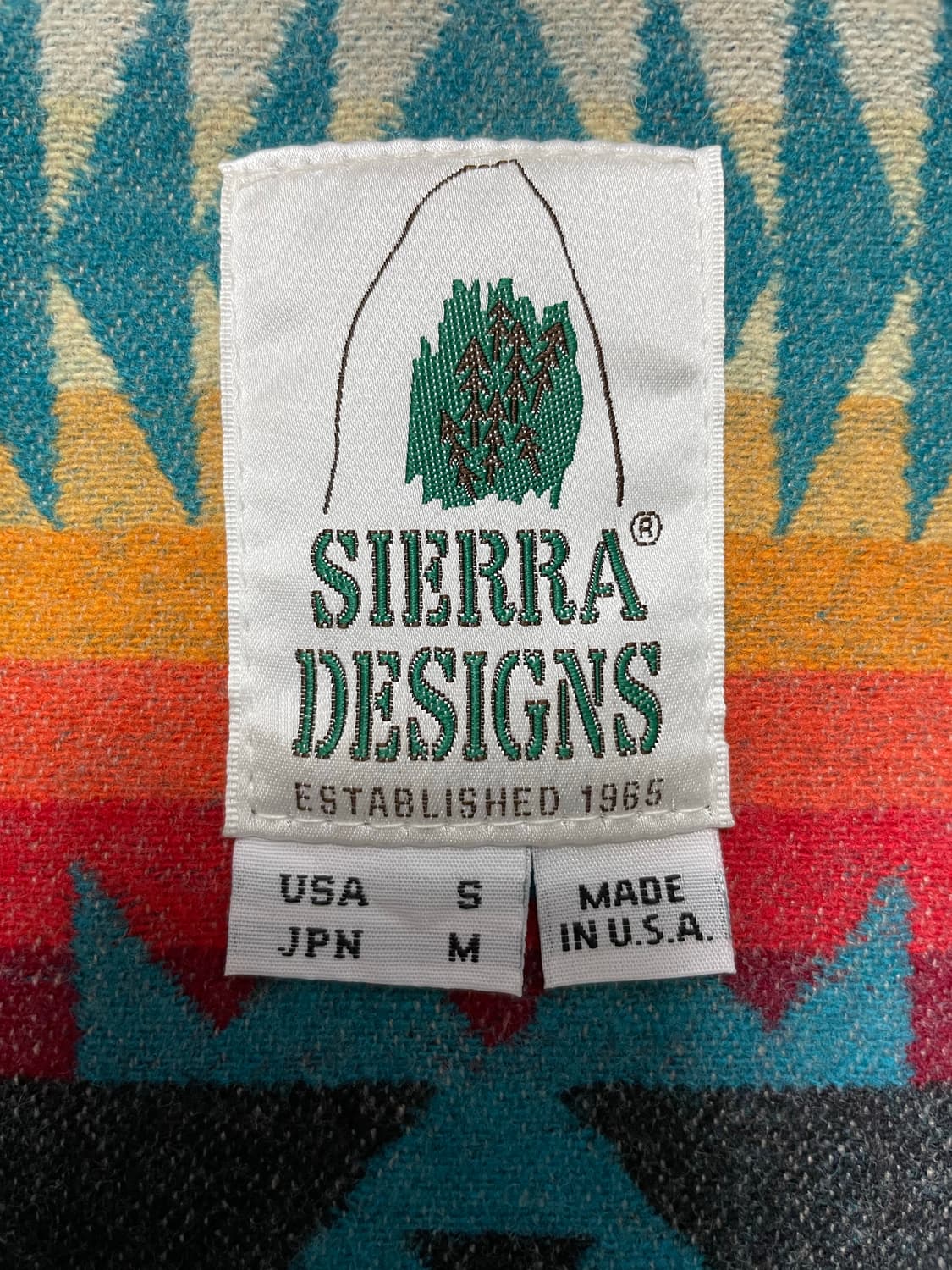 90s Made USA 시에라디자인 X 펜들턴 아즈텍 나바호 마운틴자켓 상품이미지4
