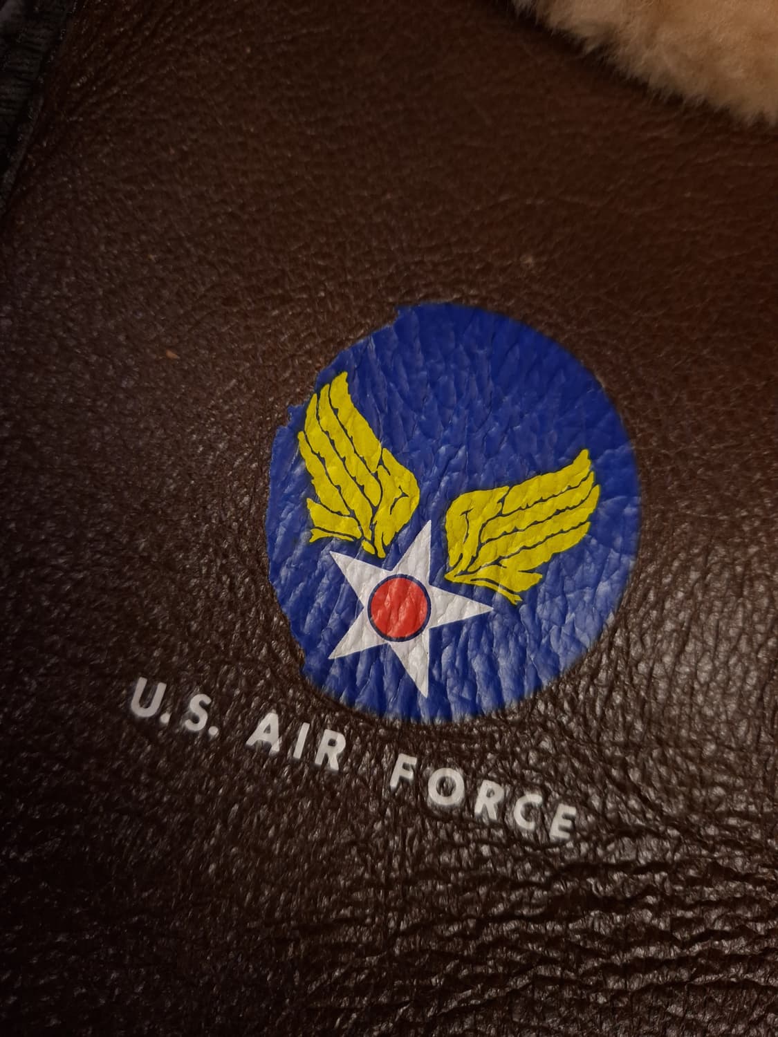 미공군 B-3 TYPE 리얼레더 항공 폭격기 무스탕 베스트 상품이미지4