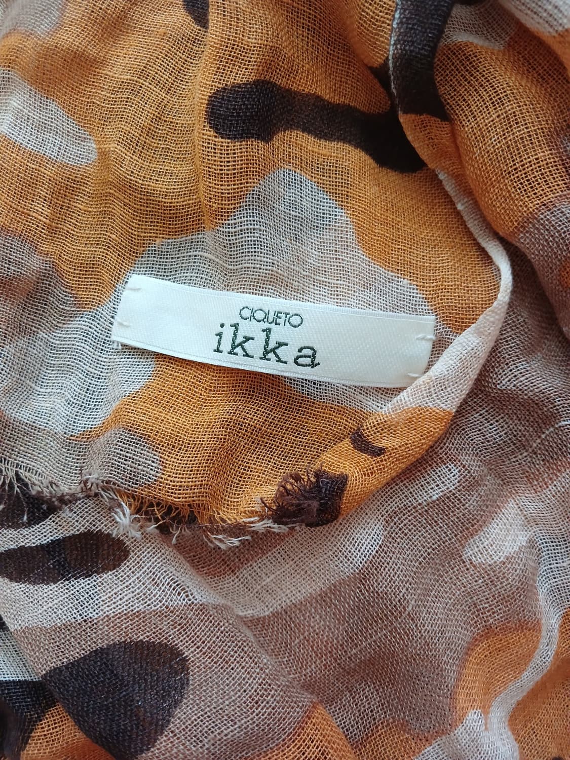 Ikka 카모 린넨 스카프 상품이미지2