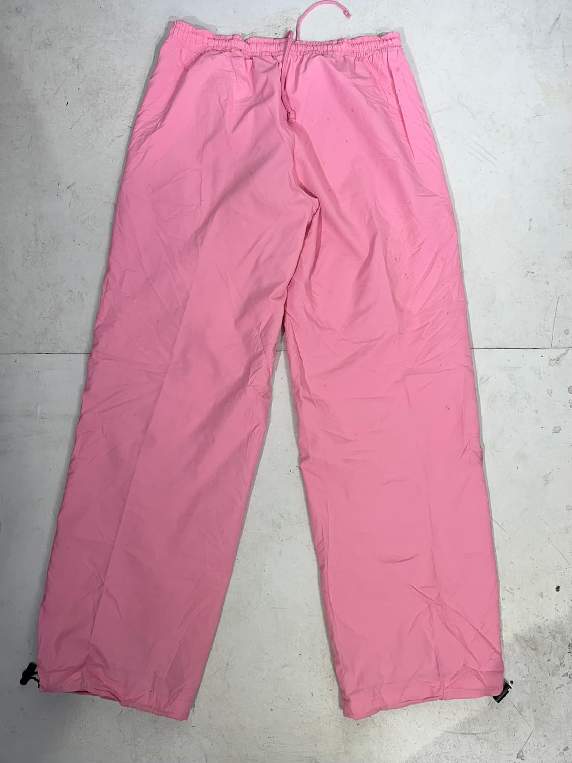 90s 피코 딸기우유 핑크 와이드 트랙 팬츠 힙합 추리닝 바지 M 상품이미지5