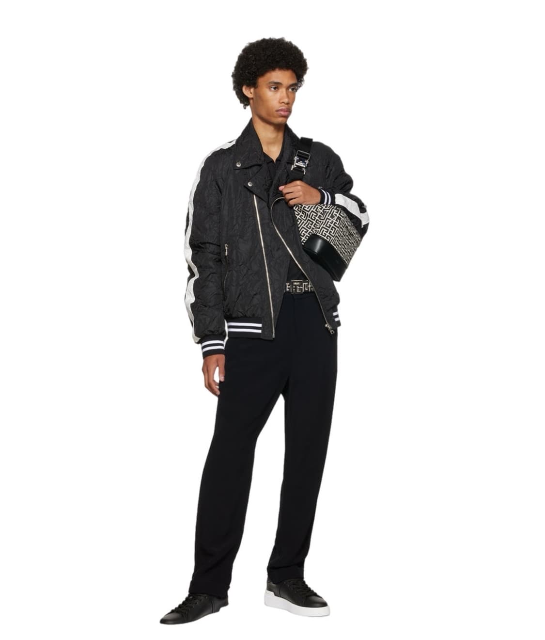 발망 23ss 크링클 바이커 봄버 자켓 상품이미지1