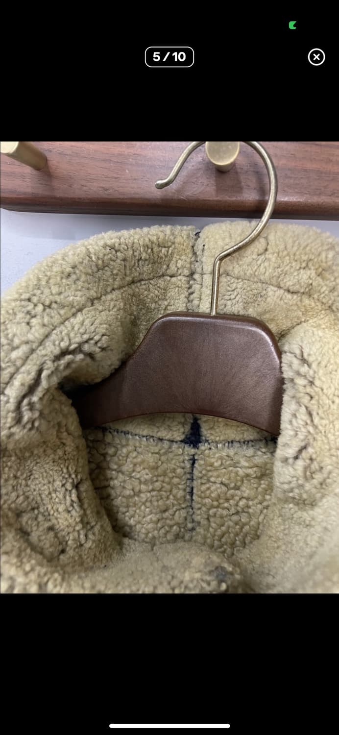 빈티지 양털 가죽 무스탕 자켓 A3197 상품이미지5