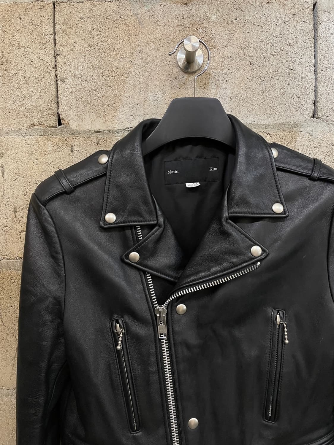 마뗑킴 램스킨 라이더 자켓 상품이미지2