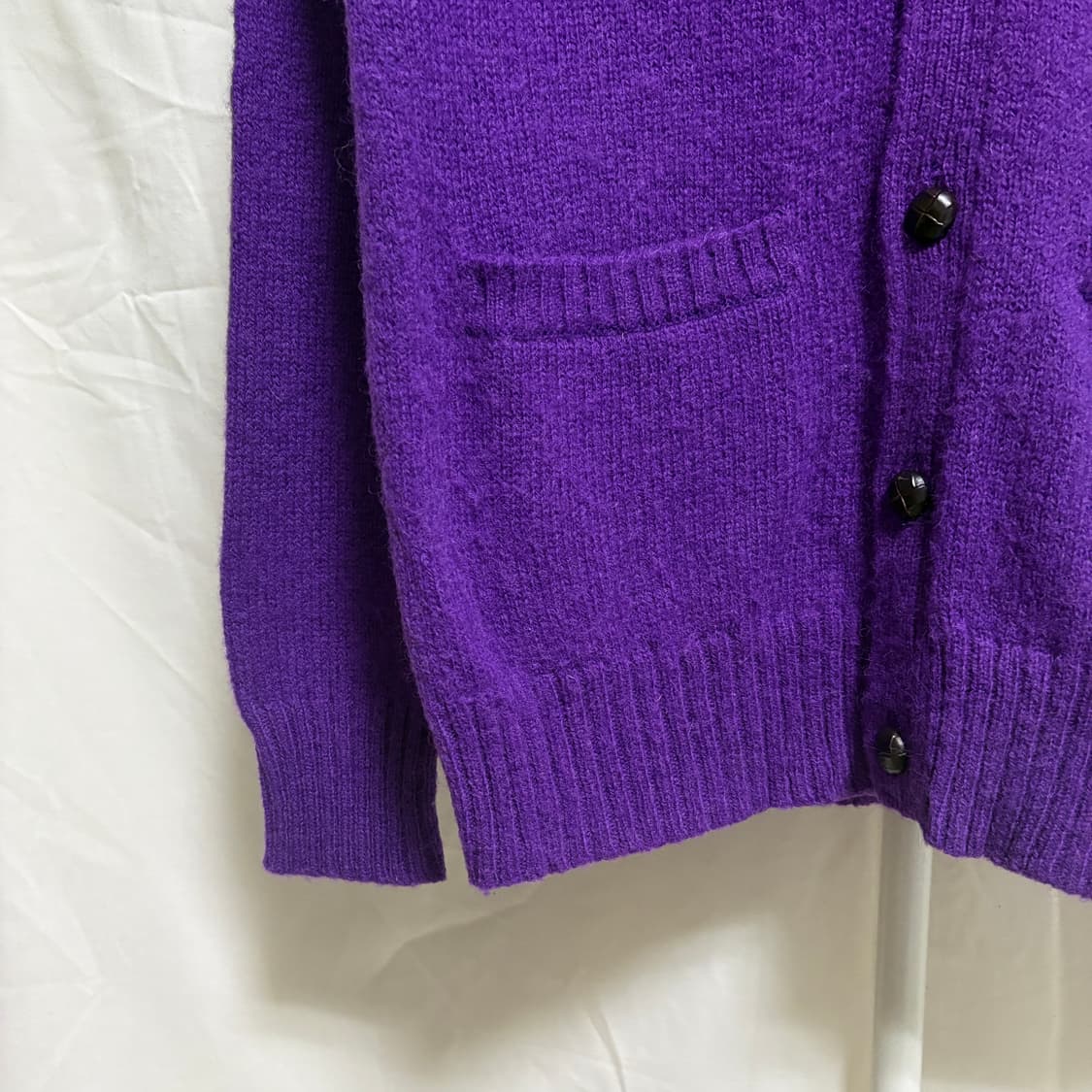프릭스스토어 쉐기독 울 가디건 / 퍼플, 40(L) 상품이미지6