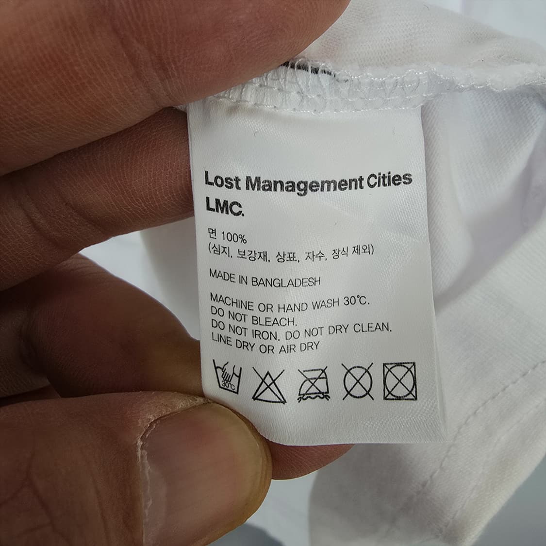 엘엠씨 LMC 피스 심볼 백프린팅 반팔티 XL 상품이미지5