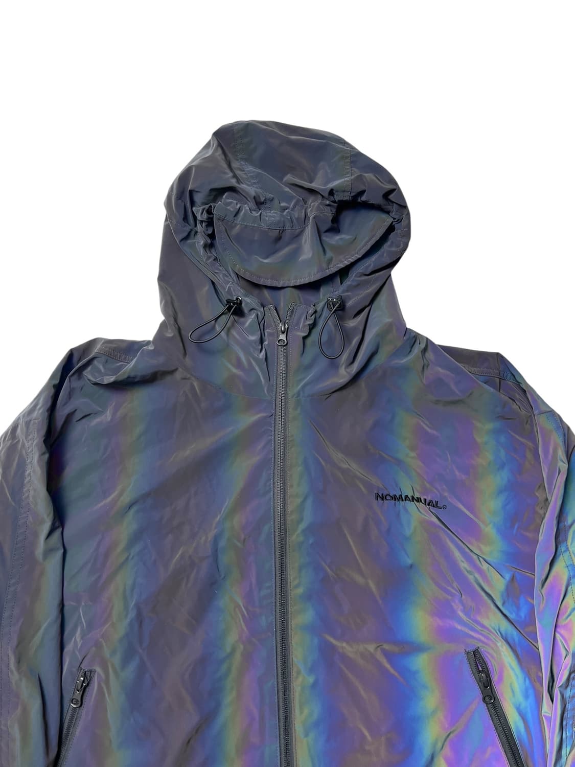 노매뉴얼 리플렉티브 바람막이 M 상품이미지4