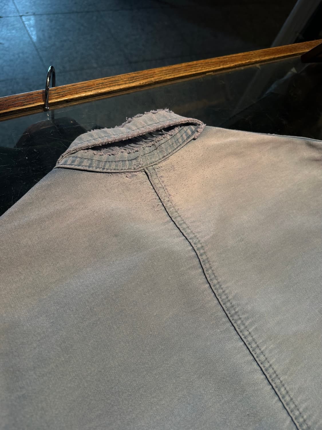 50s French Vintage Moleskin Work Jacket 상품이미지9