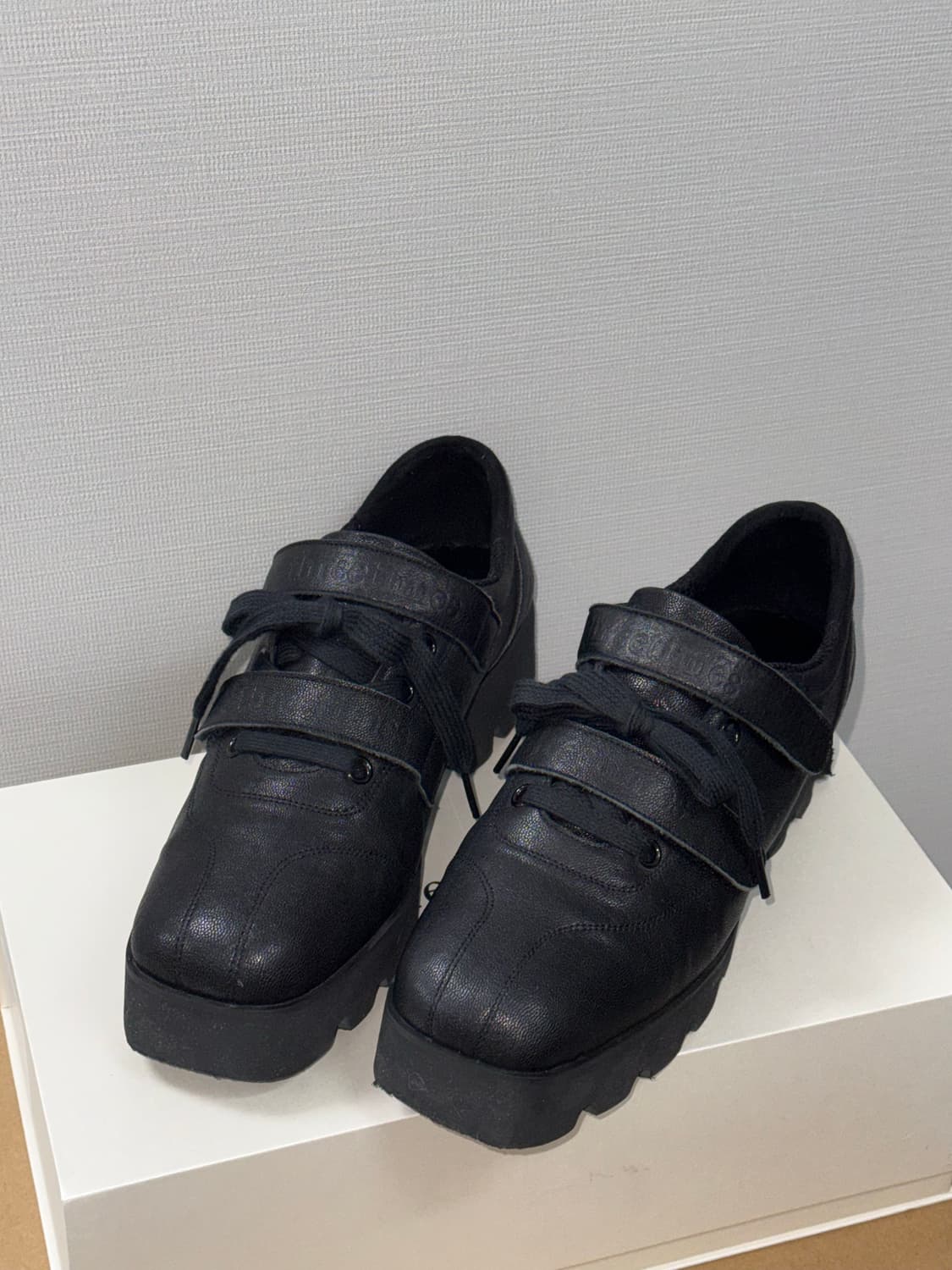 쓰리타임즈 threetimes Moto lace-up shoes 상품이미지1