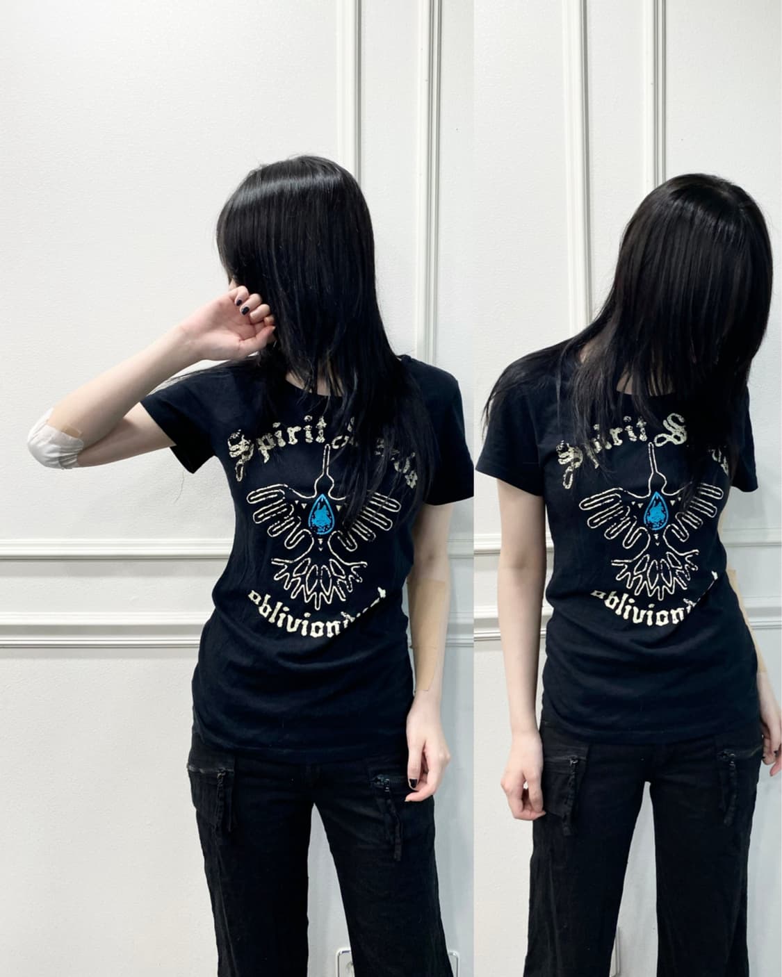 Spirit Seeds Y2K Print Slim Fit Tee 상품이미지1