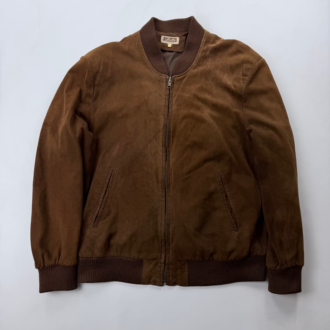 산양가죽 스웨이드 블루종 상품이미지1