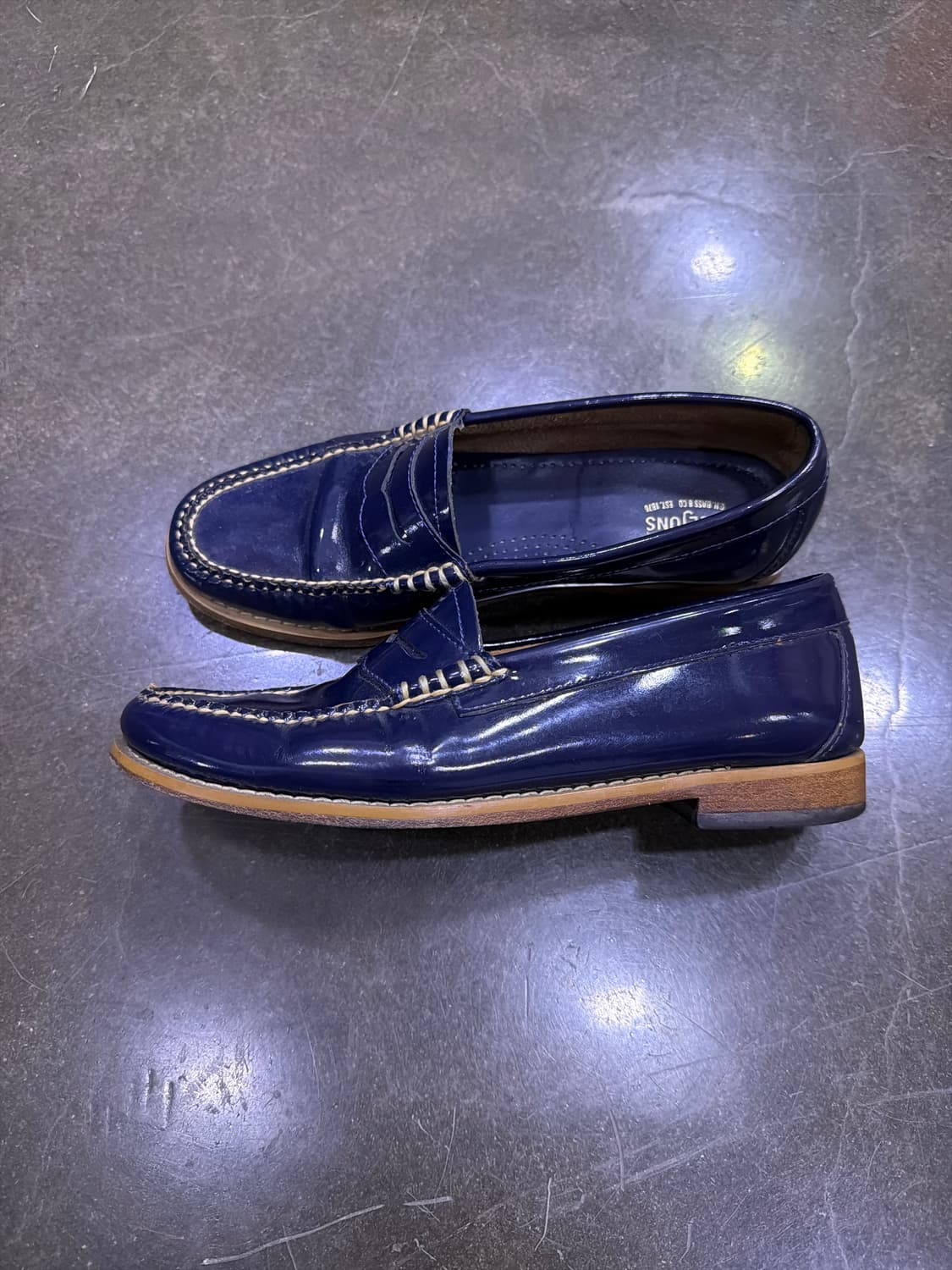 바스위준 클래식 페니로퍼 네이비 225 상품이미지5