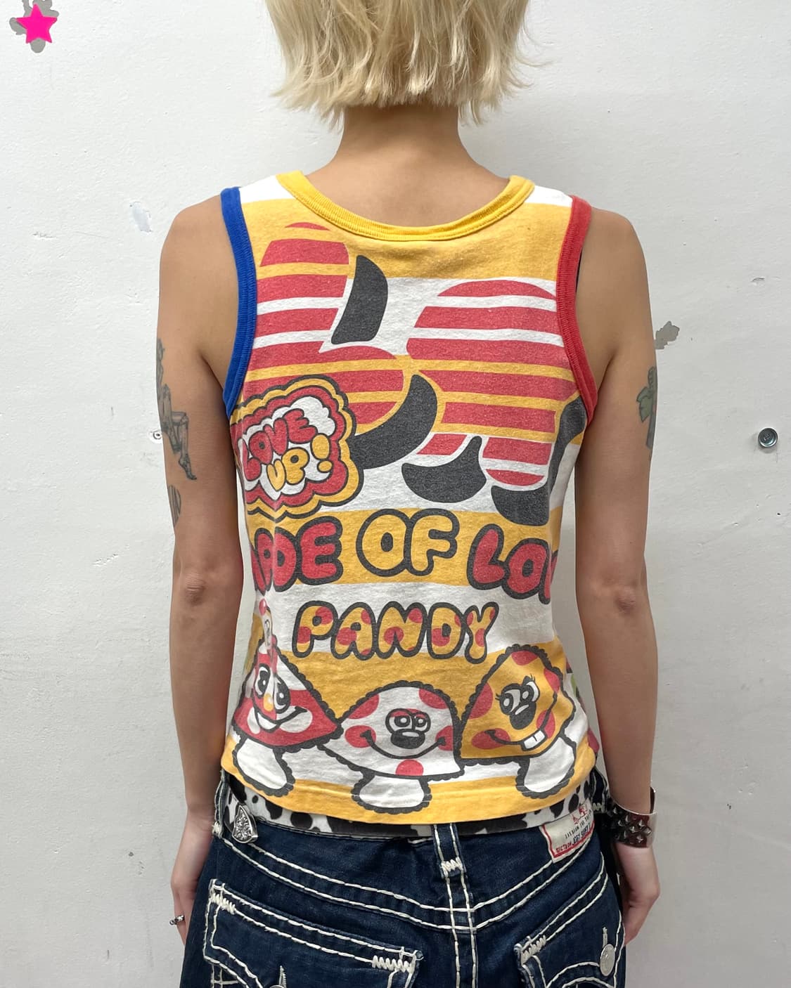 Smile Panda Mushroom Kitchen Sleeveless 상품이미지4