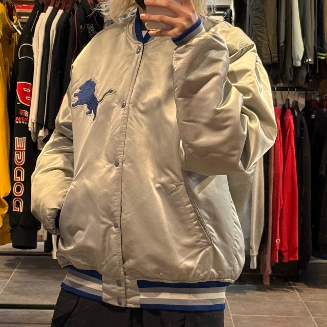 [NO.9]Starter새틴 바시티 자켓 상품이미지3