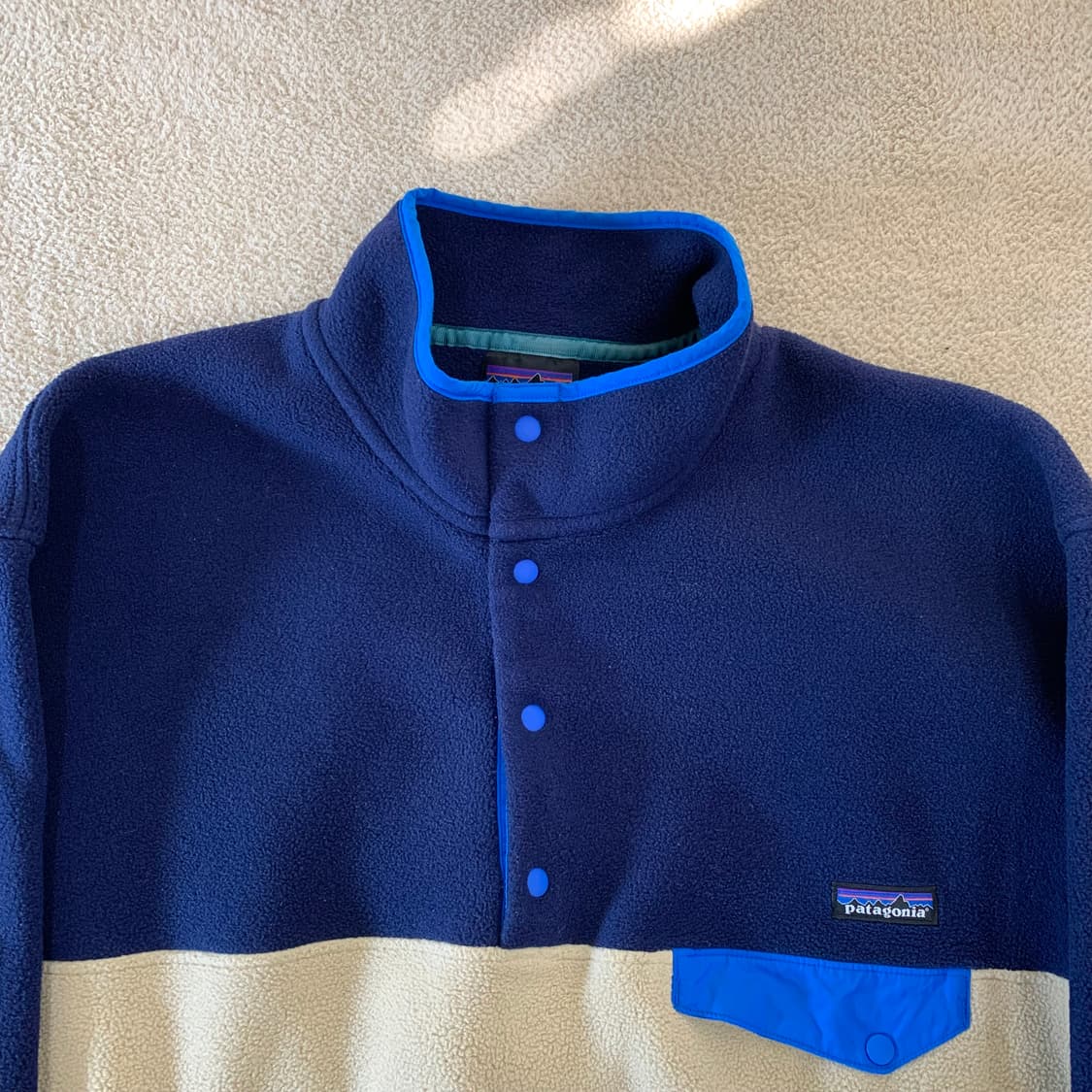 파타고니아 신칠라 플리스 컬러블록(XL) 헤비웨이트 풀오버 상품이미지2