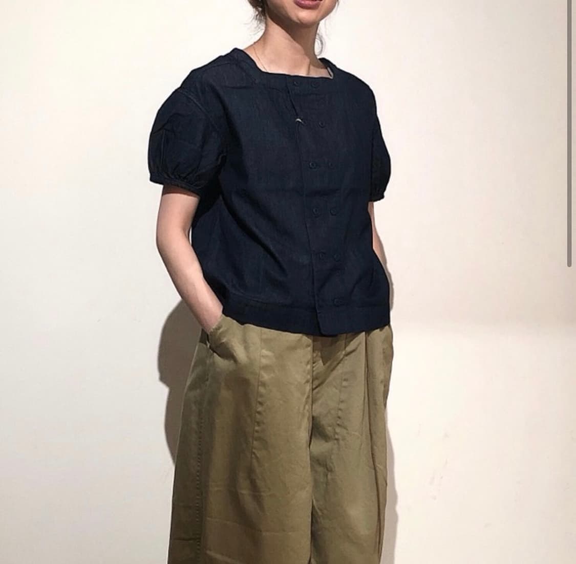 빔즈보이 퍼프소매 블라우스 도쿄걸 상품이미지1
