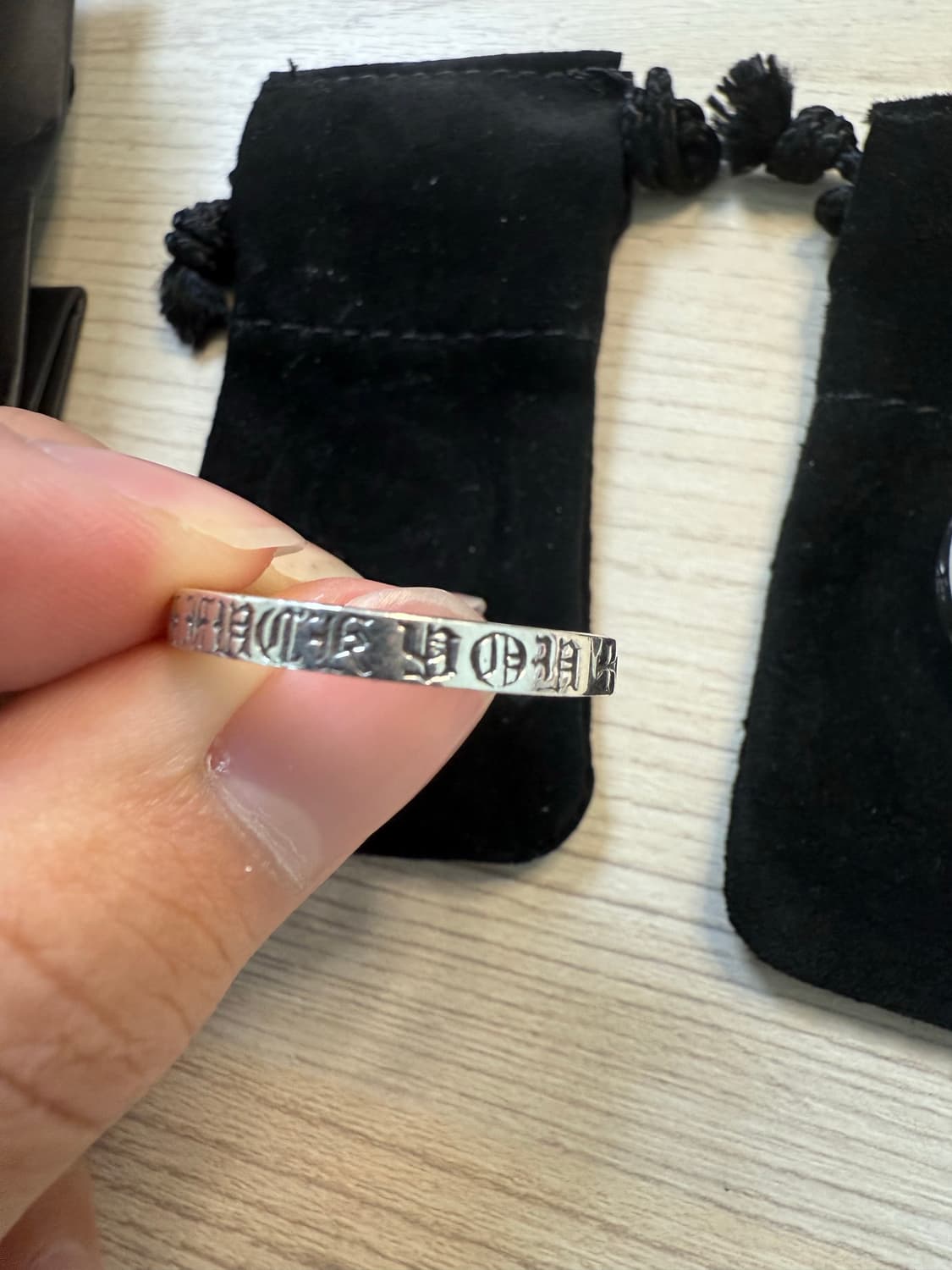 크롬하츠 3mm 퍽유링, 포에버링 us9 신본 상품이미지8