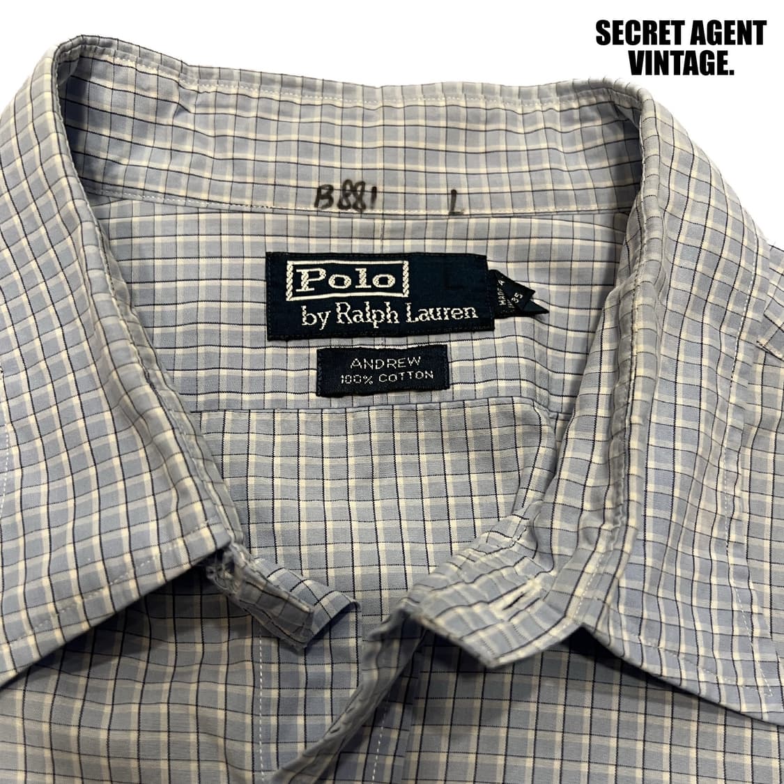 폴로 엔드류 코튼 그래프 체크셔츠 상품이미지3