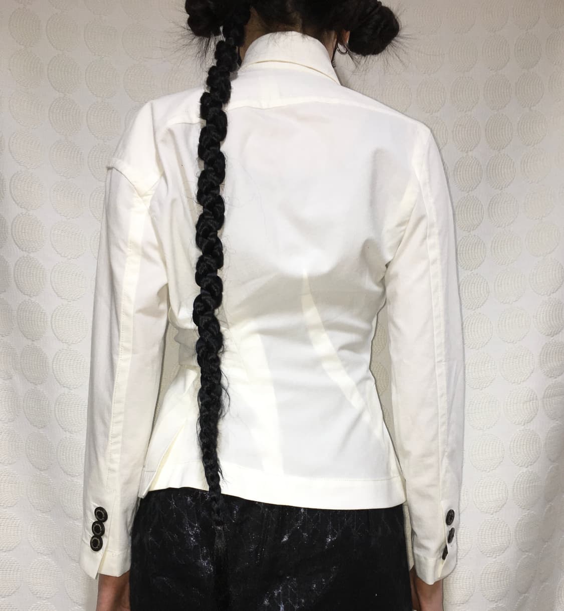 비비안 웨스트우드 화이트 입체 재단 재킷 상품이미지3