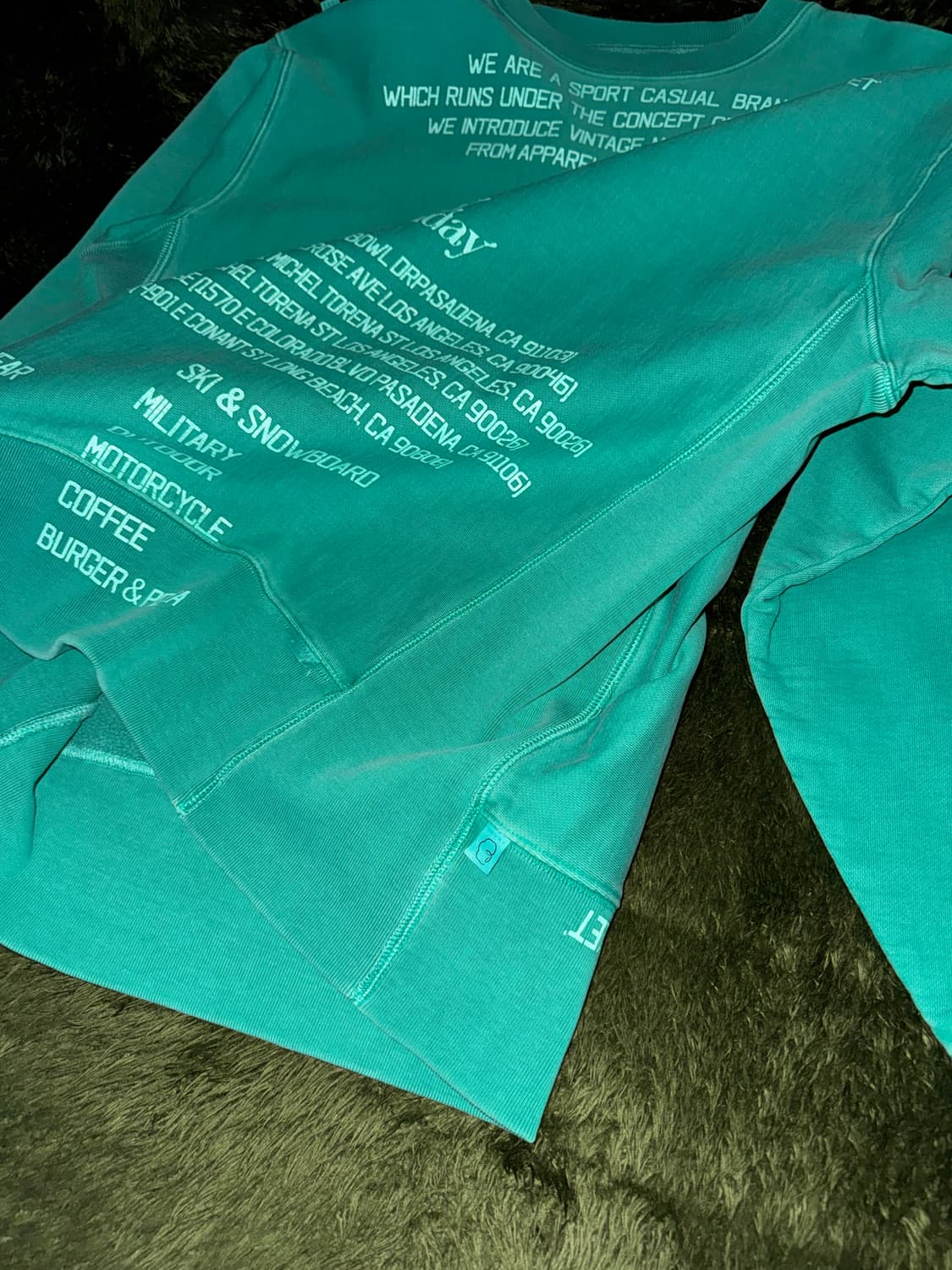 [M] Fetch 페치 선데이 US 코튼 리버스위브 스웻셔츠 상품이미지6