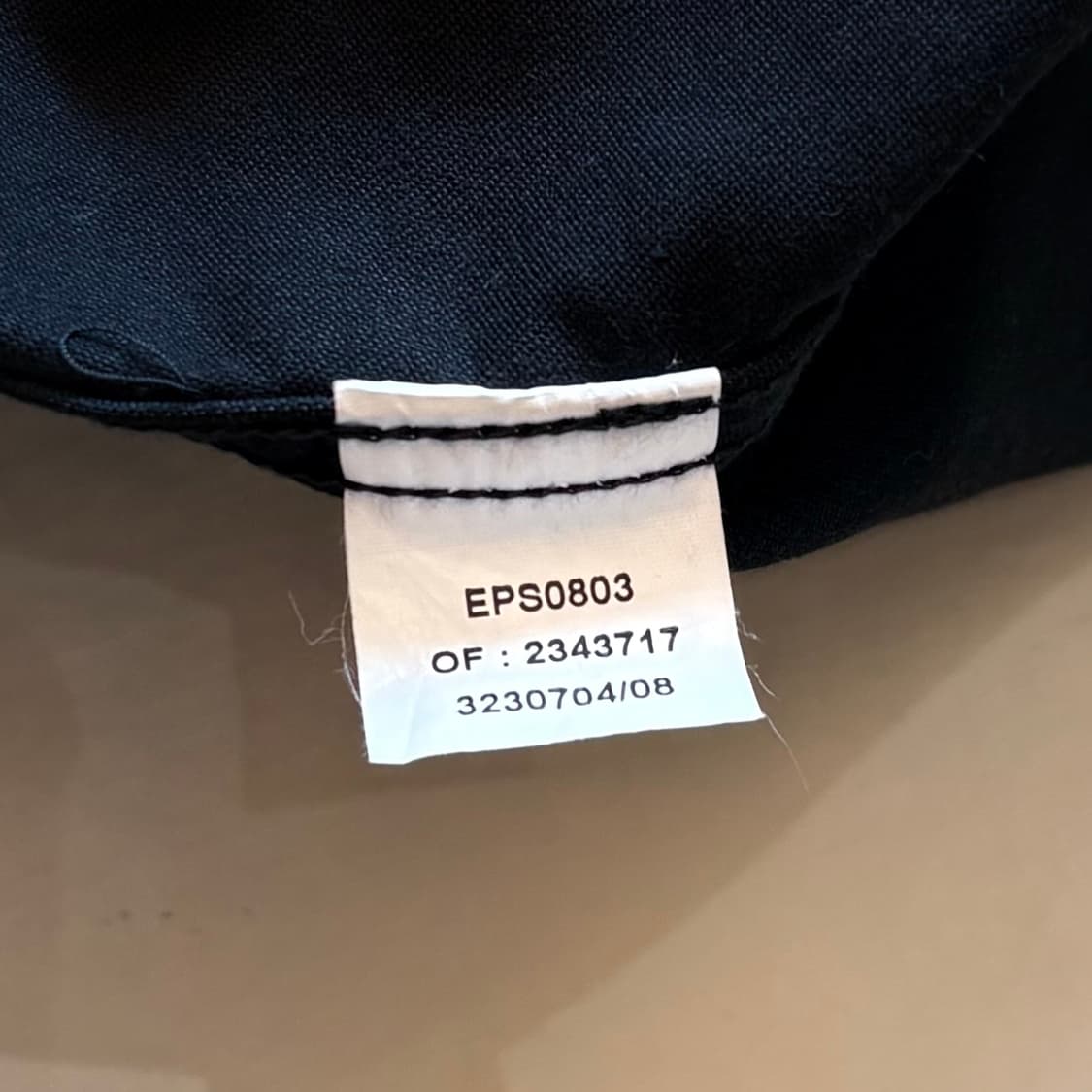 [105-107] 90s 프랑스 ADOLPHE LAFONT 블랙 몰스킨  상품이미지7