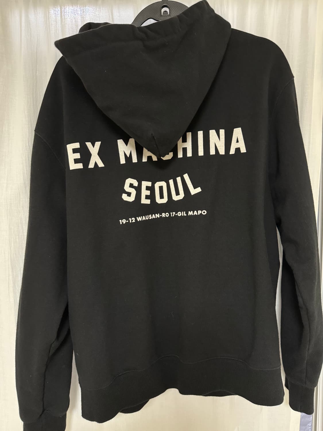 데우스 엑스 마키나 후드집업 블랙 상품이미지4