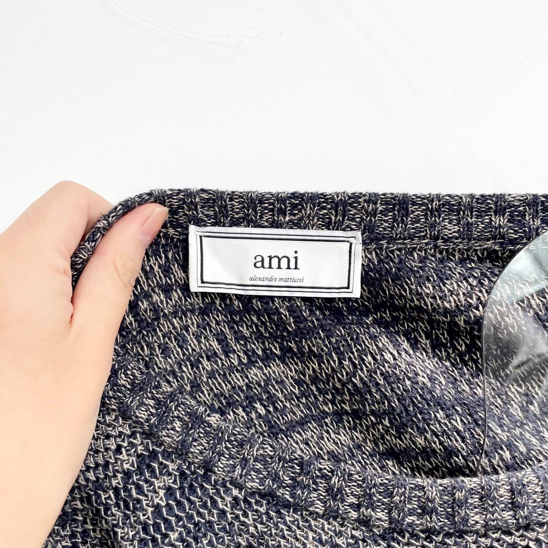 A2 AMI 아미 니트 라운드 L사이즈 상품이미지4