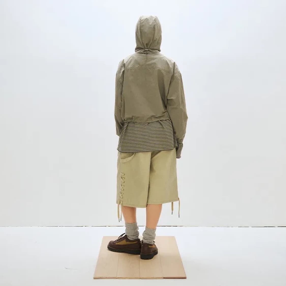 플리즈프로젝트 LIGHT WIND SHELL JACKET, TAUPE 상품이미지4