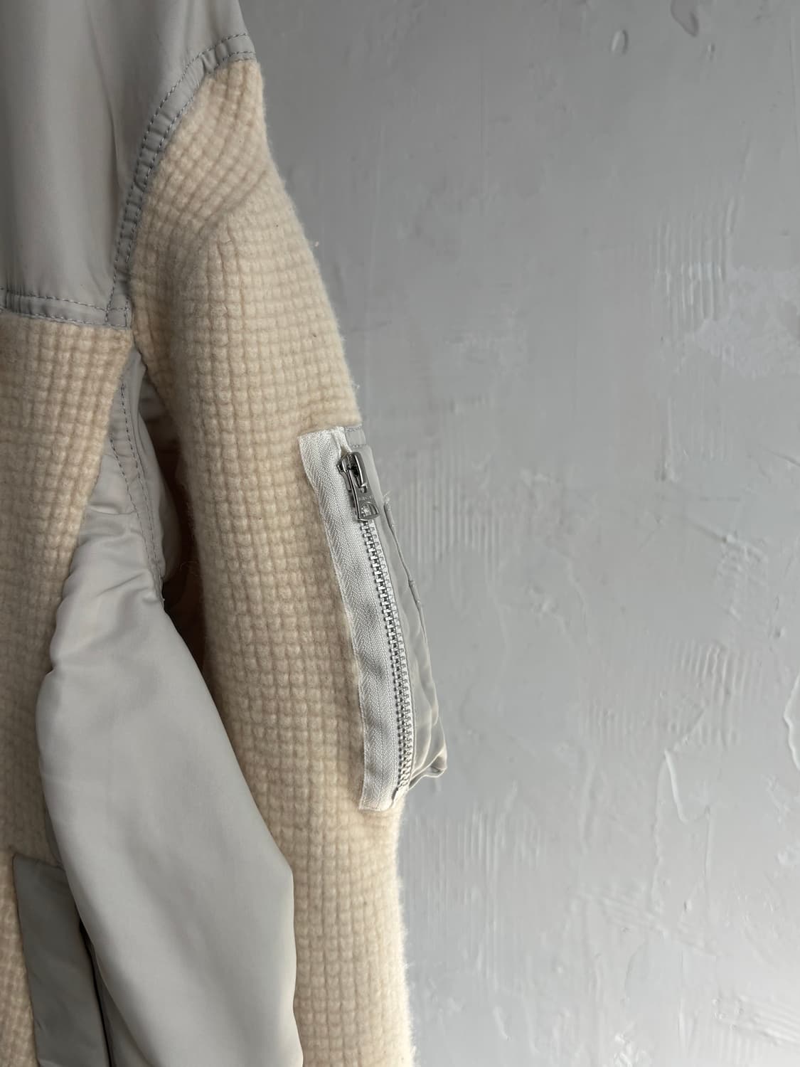 Sacai 사카이 그레이 패널 봄버 자켓 상품이미지6