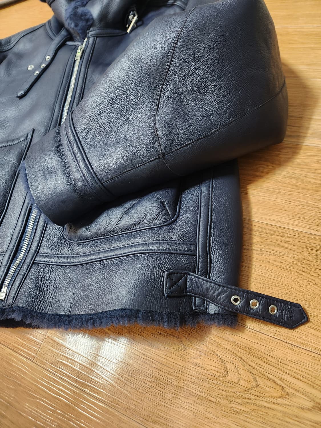 미착용급클럽모나코무스탕점퍼 상품이미지2