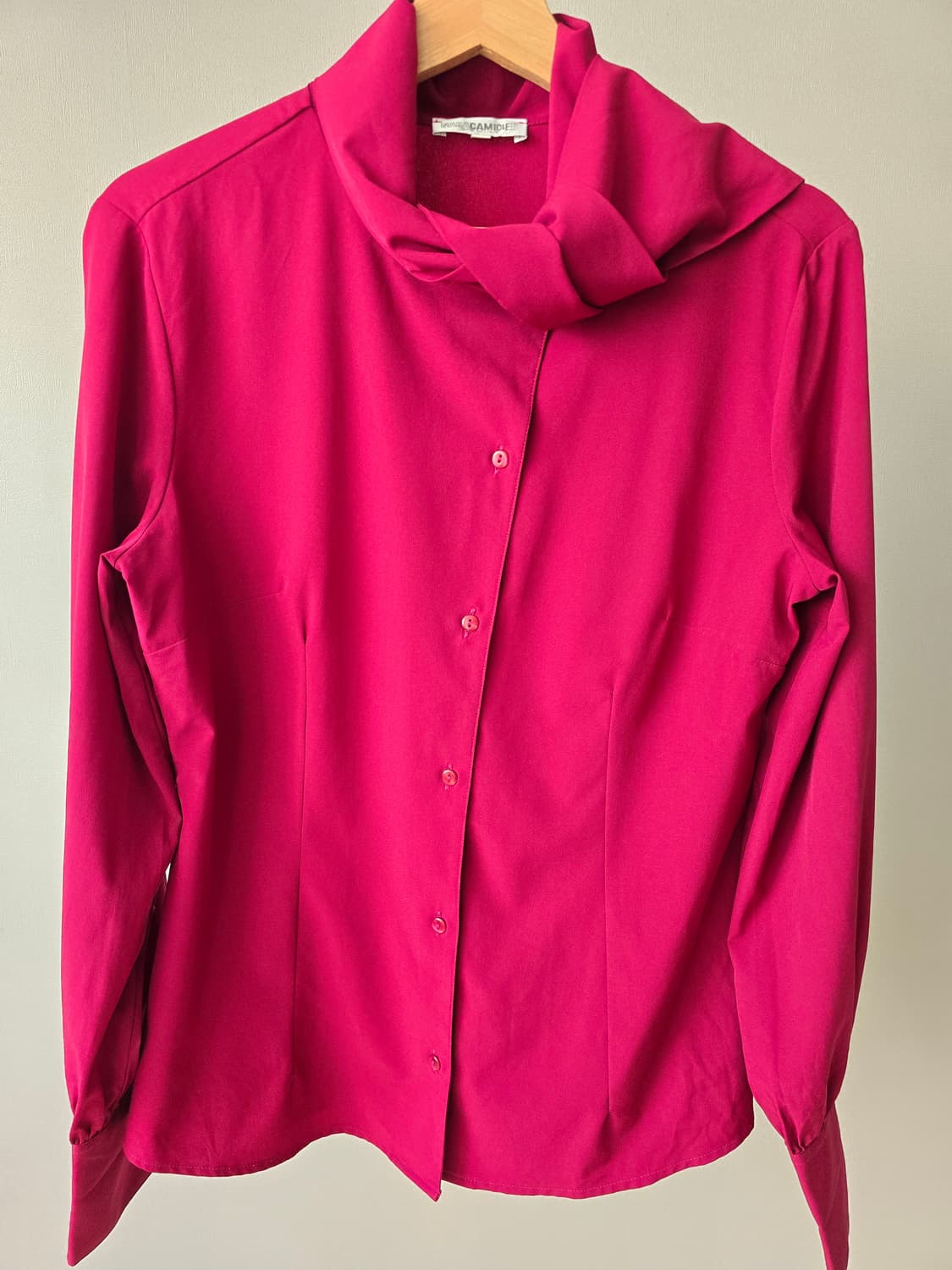 NARACAMICIE Tie-Neck Blouse Italy made 상품이미지4