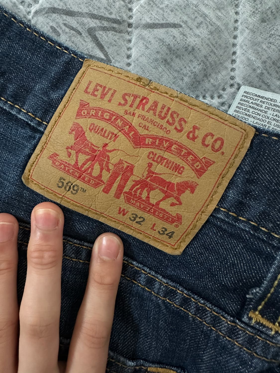 리바이스 569 32/34 상품이미지5