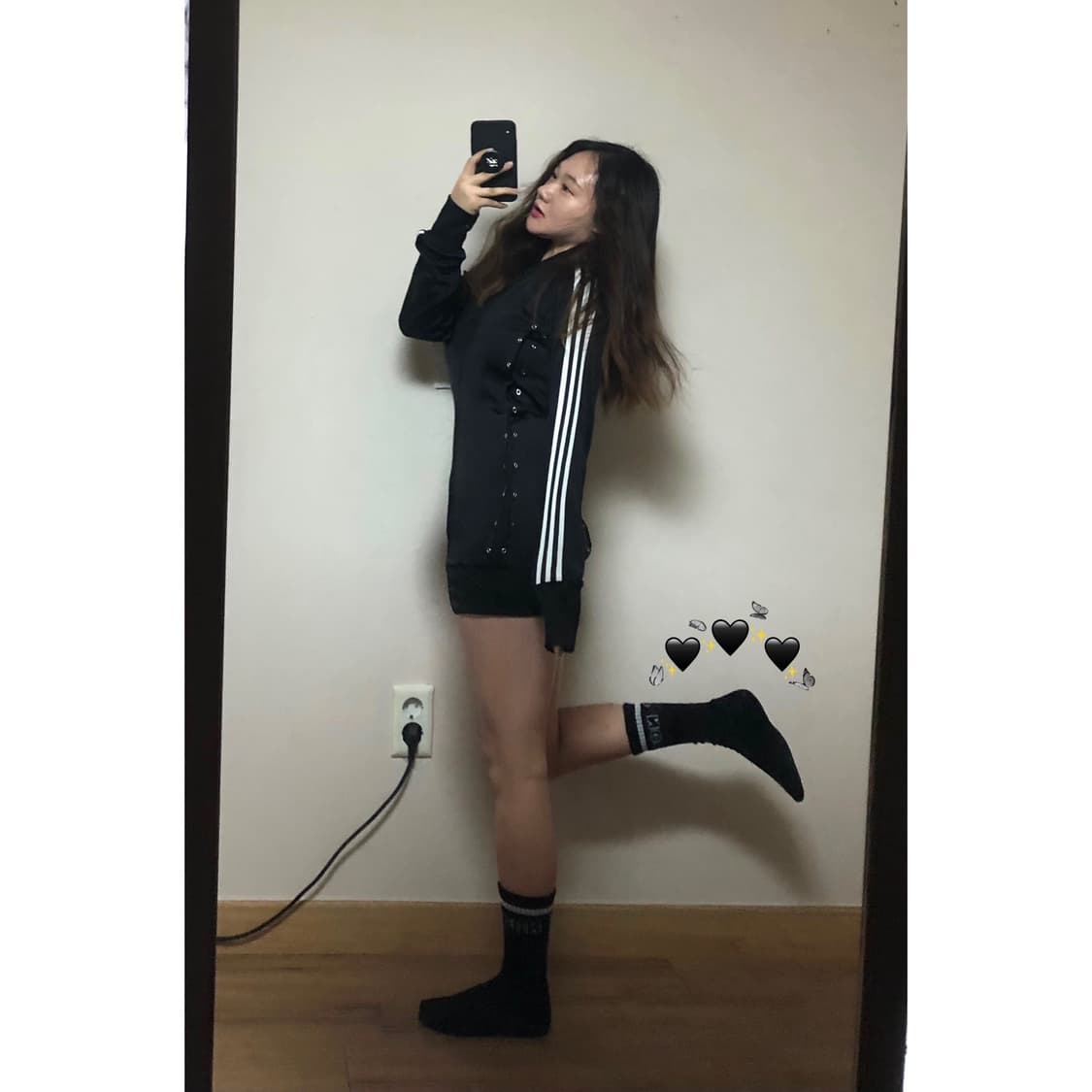 아디다스 X 제레미스캇 콜라보 트랙탑 드레스 상품이미지8