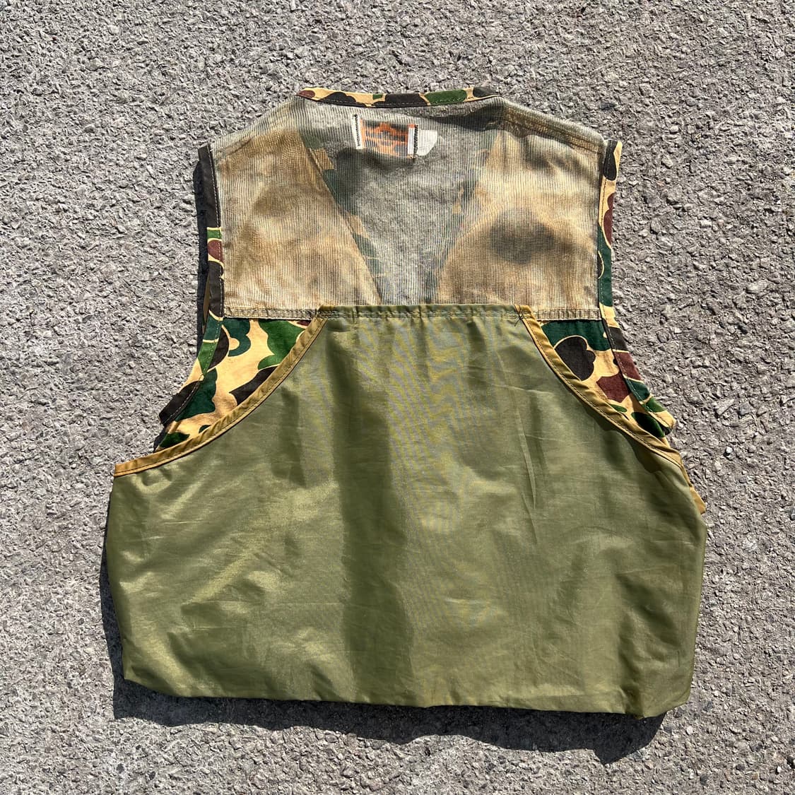 70’s Saftbak 덕 카모 헌팅 베스트 상품이미지7