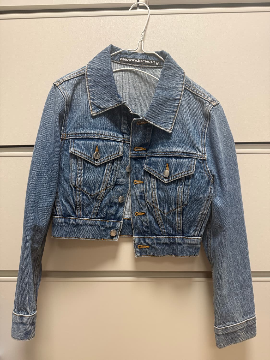 알렉산더왕 크롭 데님자켓 s 상품이미지1