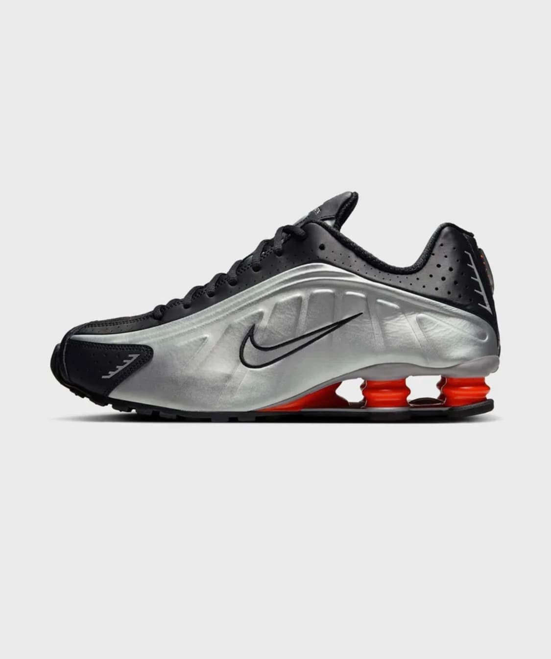 나이키 샥스 R4 M - 메탈릭 실버:블랙:피칸테 레드 상품이미지1