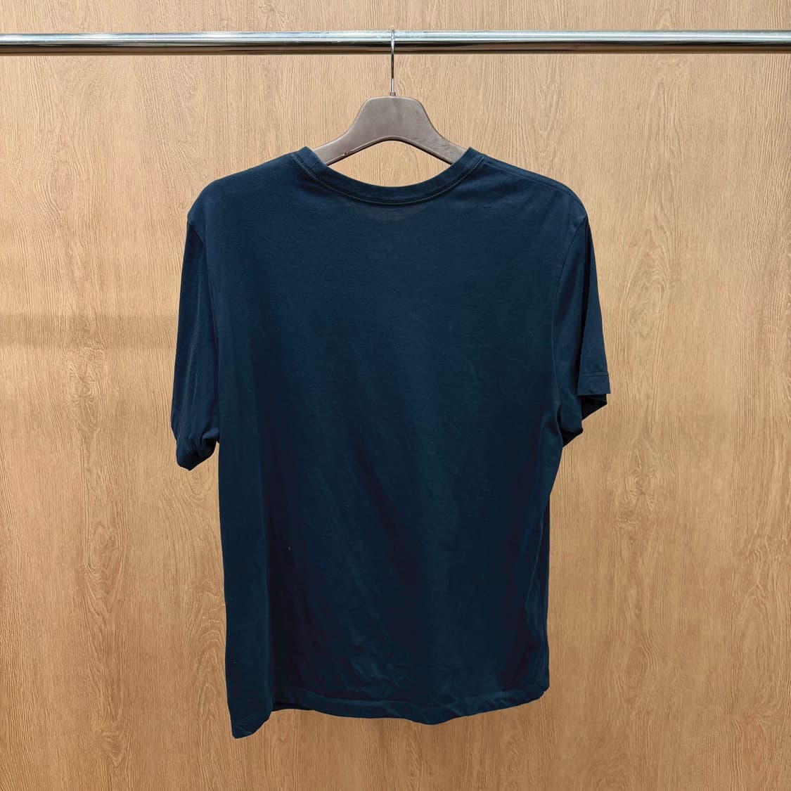 나이키 라운드넥 반팔 티셔츠 레터링 프린팅 디테일 루즈핏 네이비 상품이미지3