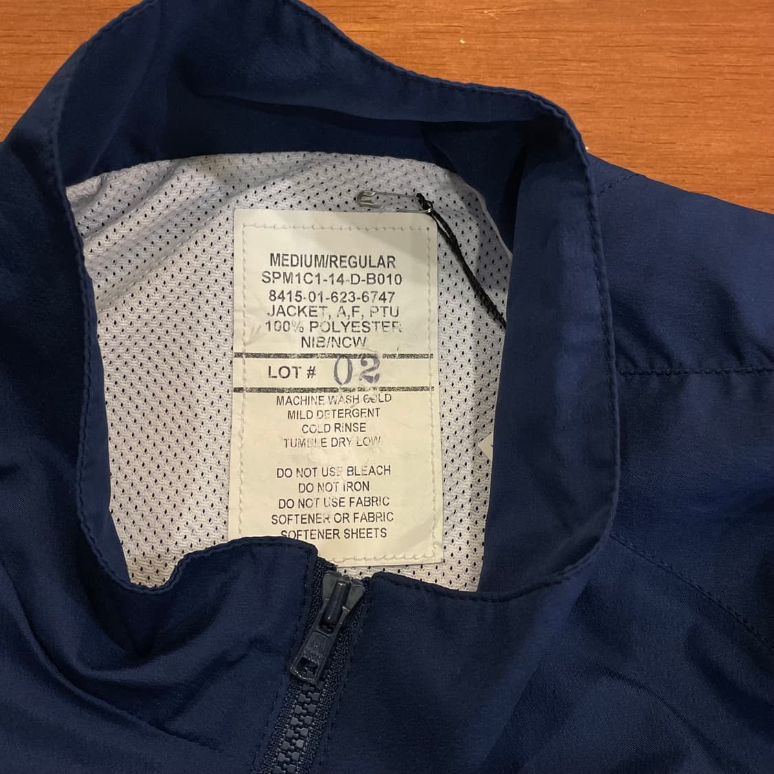 (M) 오리지널 US IPFU 미공군 바람막이 자켓 상품이미지6