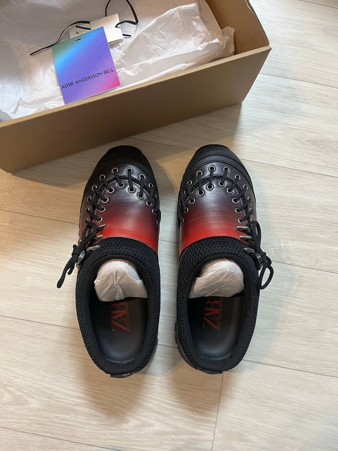 자라 x 앤더슨벨 클로그 레드 상품이미지2