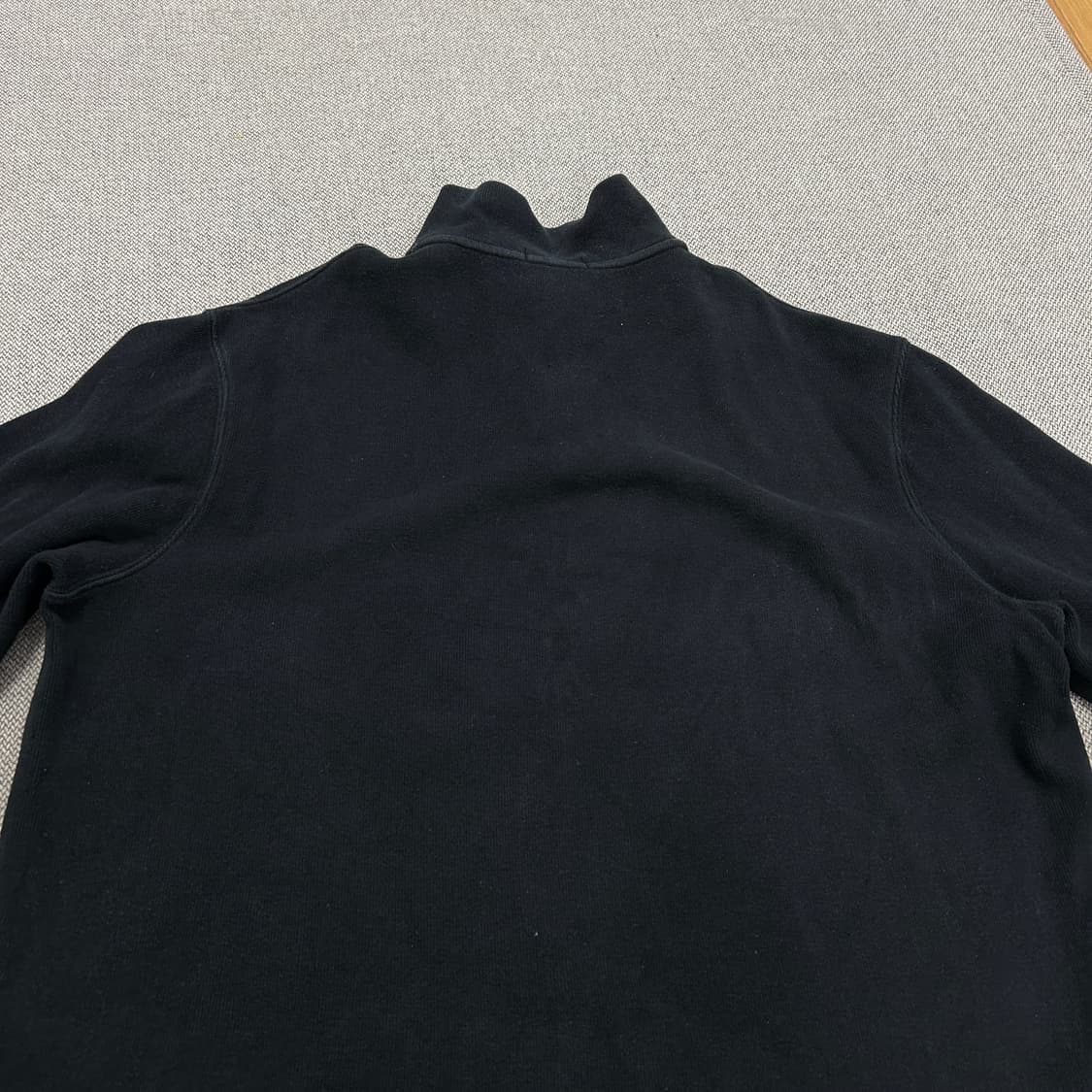 폴로 하프집업 블랙 코튼니트(XLT) 상품이미지6