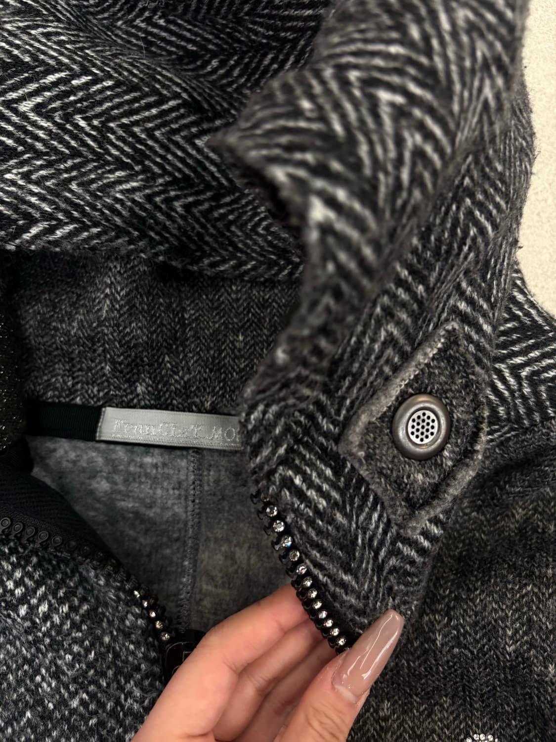 펑크 스컬 큐빅 투웨이 자켓 상품이미지5