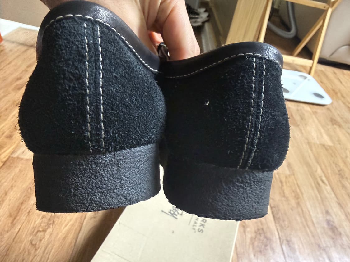 클락스X스투시 왈라비 블랙 스웨이드 상품이미지3