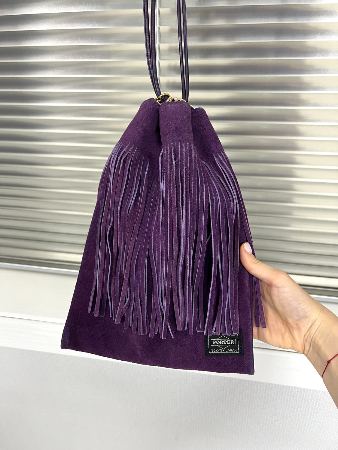 PORTERx5525gallery-SUEDE FRINGE BAG 상품이미지5