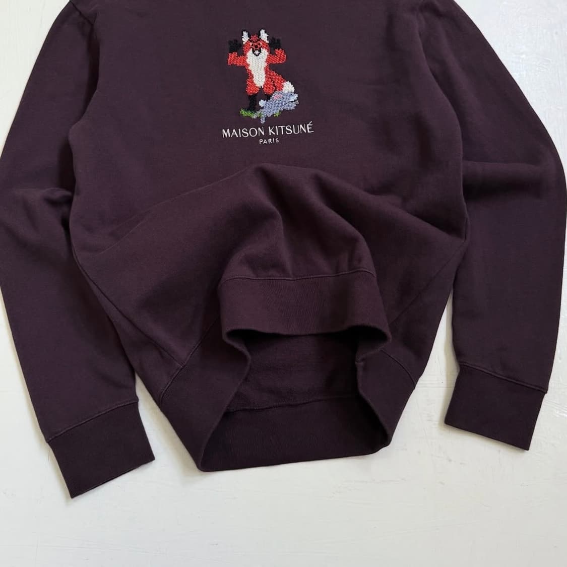 메종 키츠네 픽셀 폭스 크루넥 스웻셔츠 상품이미지3