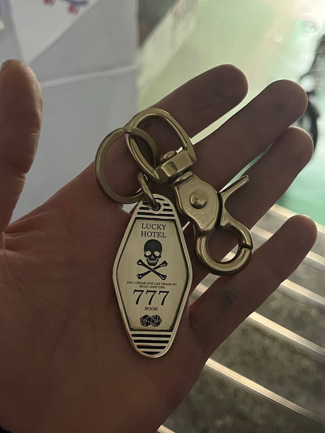 빈티지 올드스쿨 황동(Brass) 커스텀 호텔키링 상품이미지4